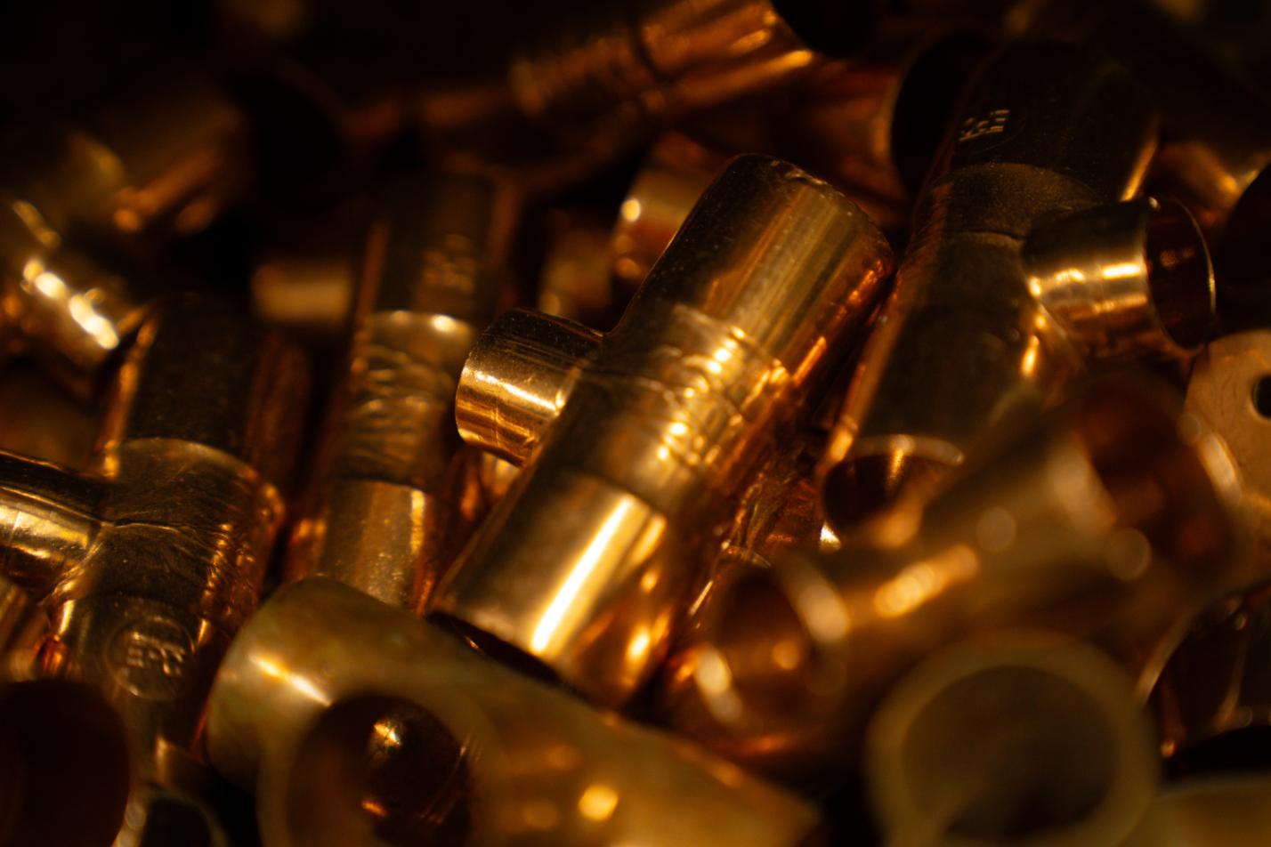 copper pieces
