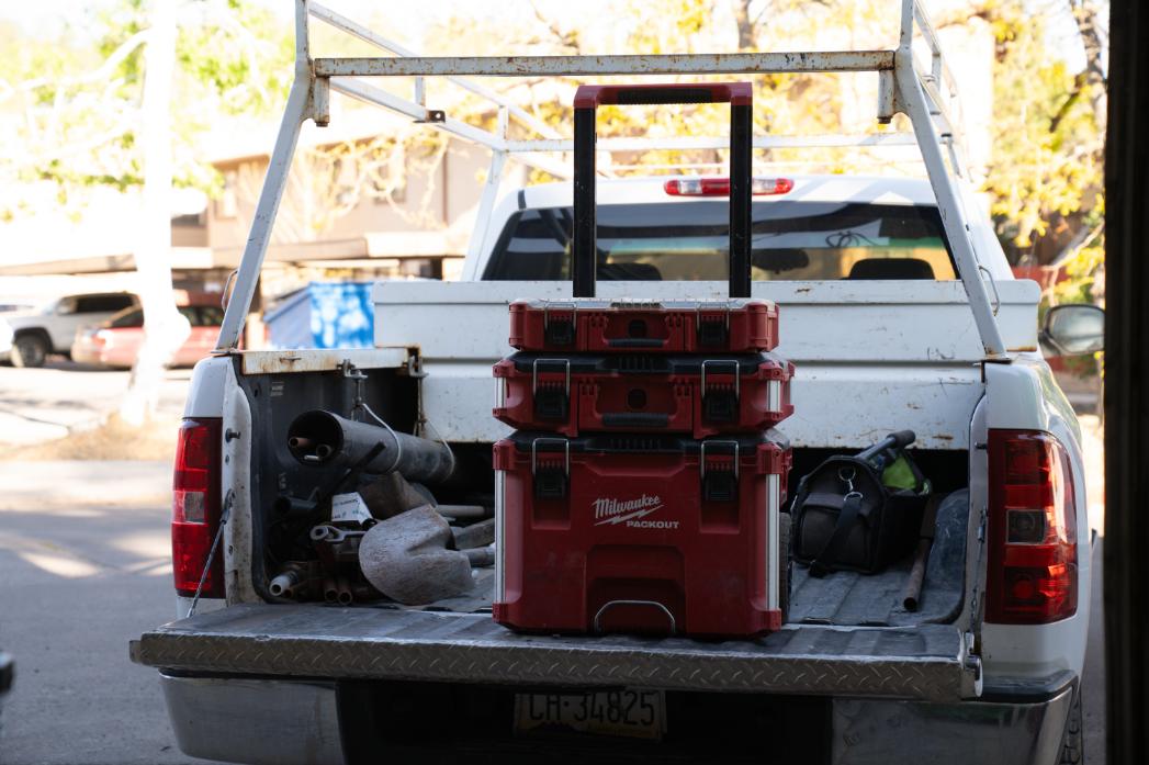 loading up the truck